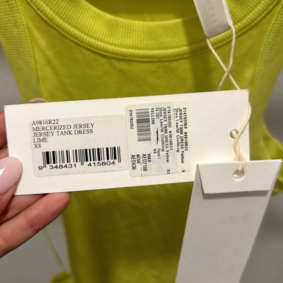 Dion Lee Jersey Dress Lime - Picture 9 of 9